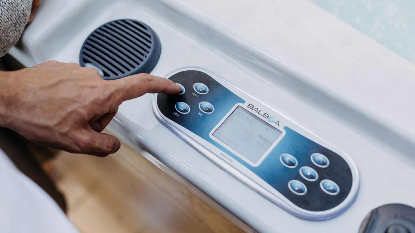 Vířivka HANSCRAFT detail ovládání