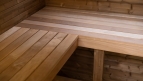 Sauna QUADRA X detail dřeva