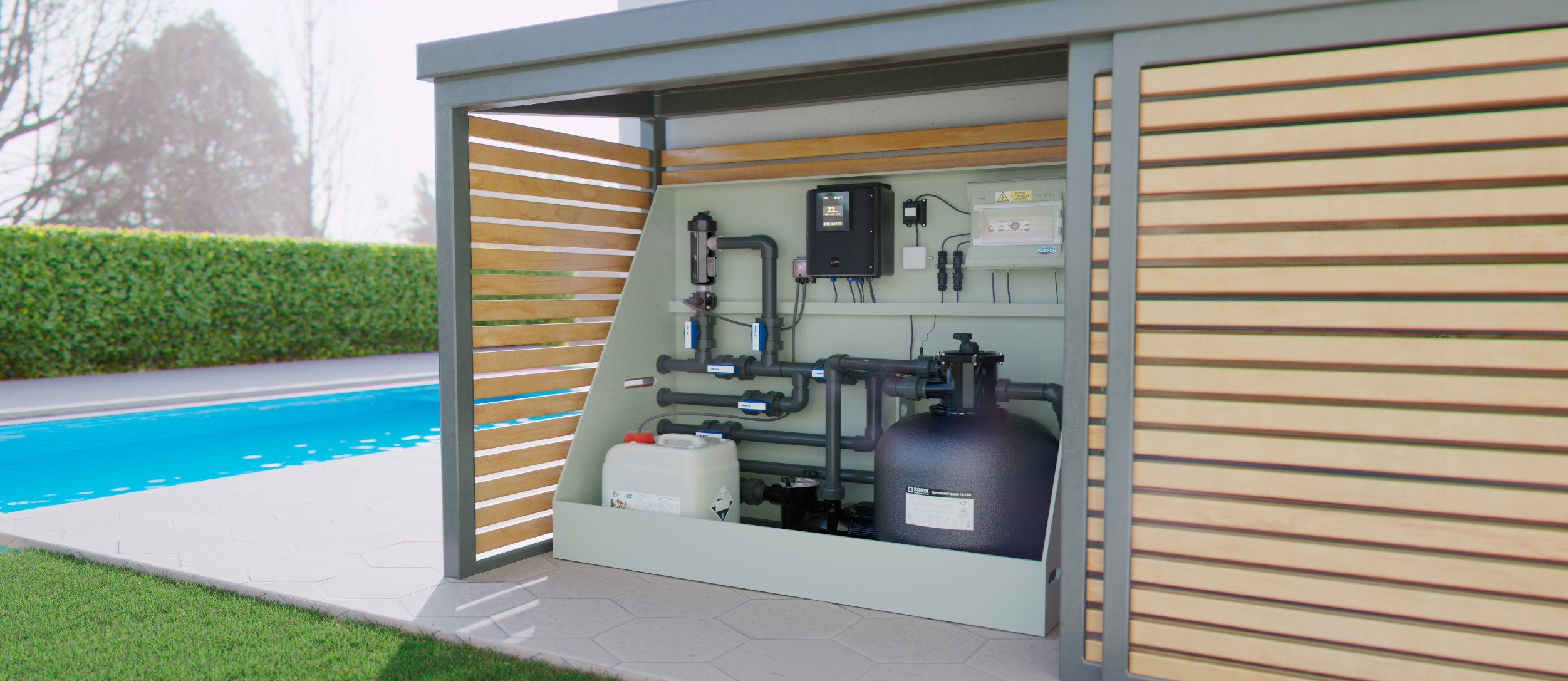 technologická stěna